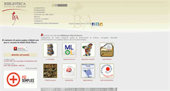 Desktop Screenshot of bibliotecarezzo.it